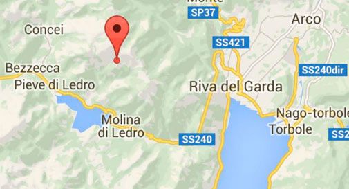 Scossa di terremoto avvertita da Trento a Riva del Garda