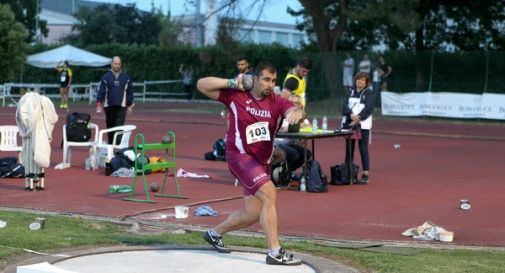 Il peso di Sebastiano Bianchetti atterra a 20.17 al Meeting Città di Conegliano