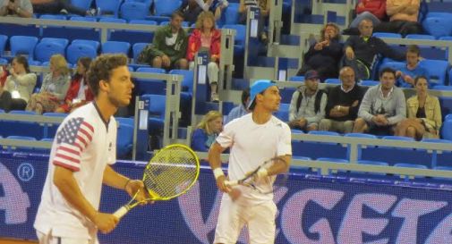 Umago, Fognini in gran forma