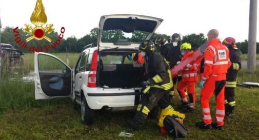 Schianto ad Aviano, due feriti