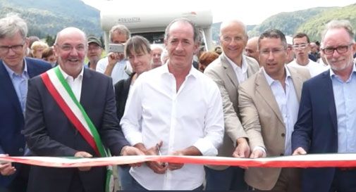 Cansiglio, Zaia inaugura area attrezzata per 30 camper