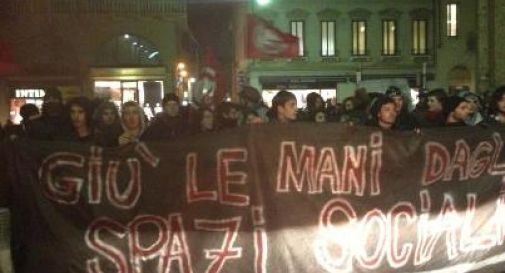 Una Treviso blindata  attende corteo