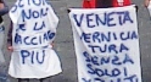 VENETA VERNICIATURA, PROTESTA IN PIAZZA