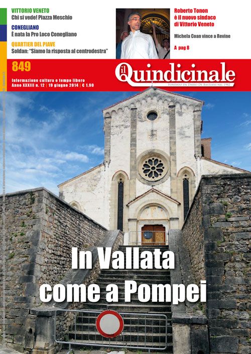 copertina del giornale in edicola