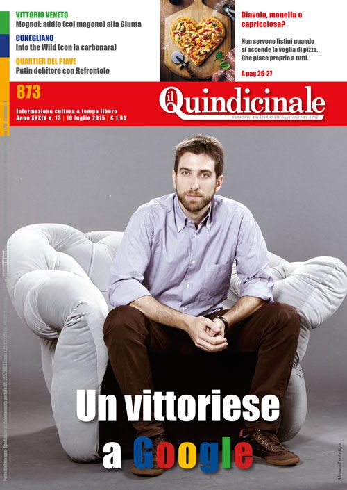 copertina del giornale in edicola