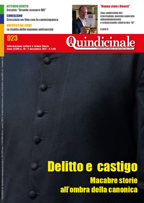 copertina del giornale in edicola