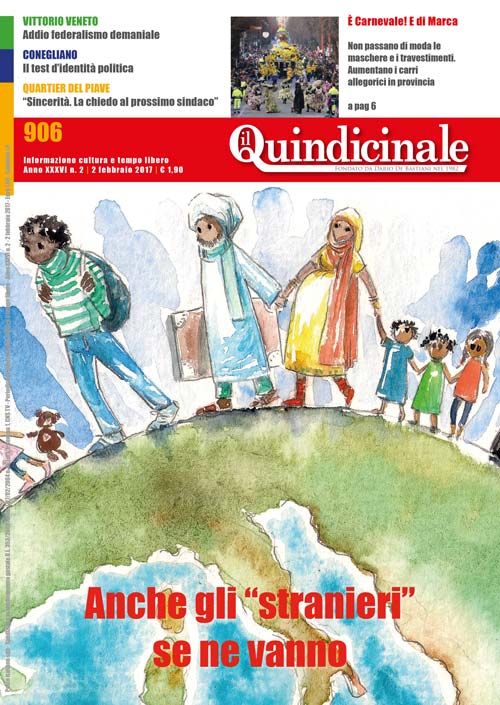 copertina del giornale in edicola